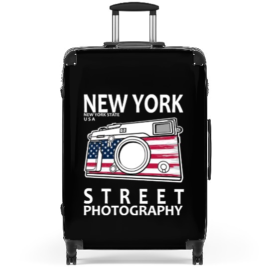New York Street Photography Suitcases