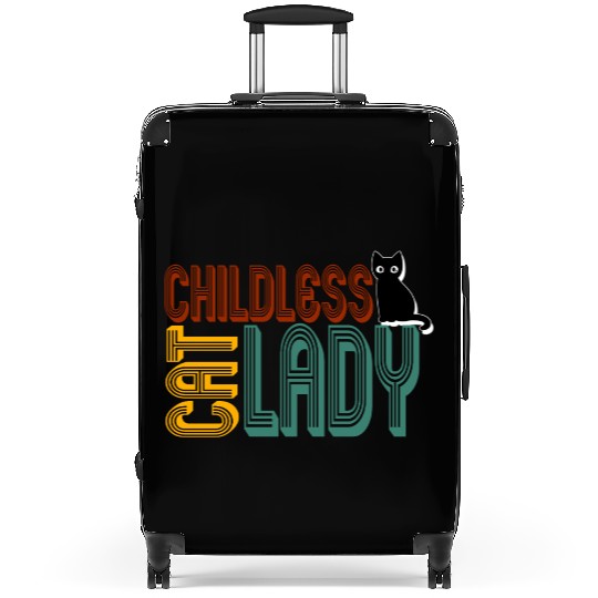 childless cat lady Kamala Harris 2024 Suitcases