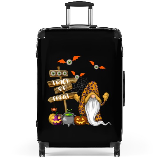 Cute Halloween Gnome Spooky Trick Or Treat Suitcases