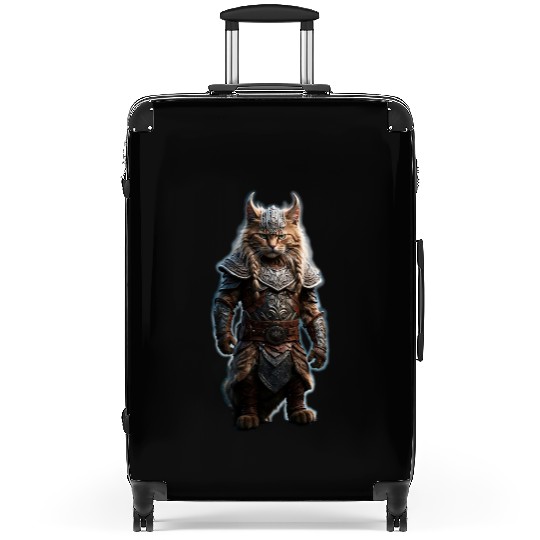Viking cat Valhalla calling me Suitcases