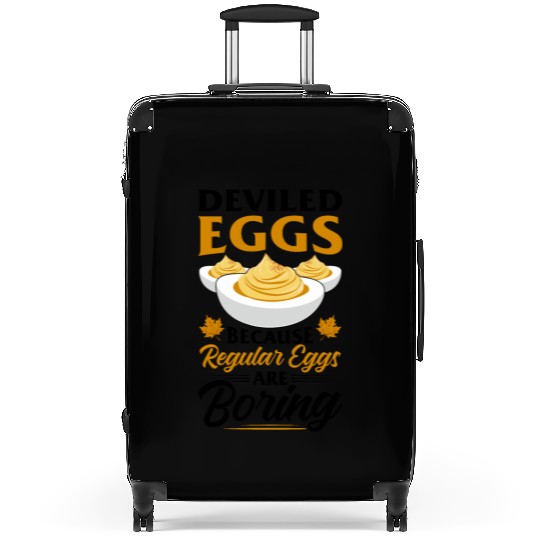 Funny Deviled Eggs Designs For Deviled Egg Lover Suitcases
