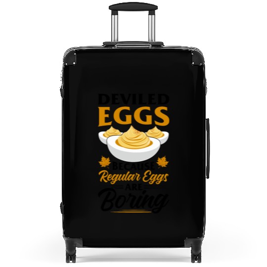 Funny Deviled Eggs Designs For Deviled Egg Lover Suitcases