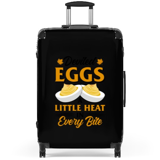 Funny Deviled Eggs Designs For Deviled Egg Lover Suitcases
