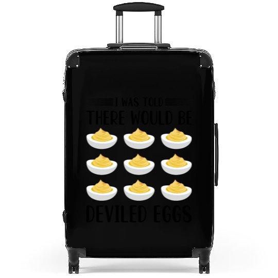 Funny Deviled Eggs Designs For Deviled Egg Lover Suitcases