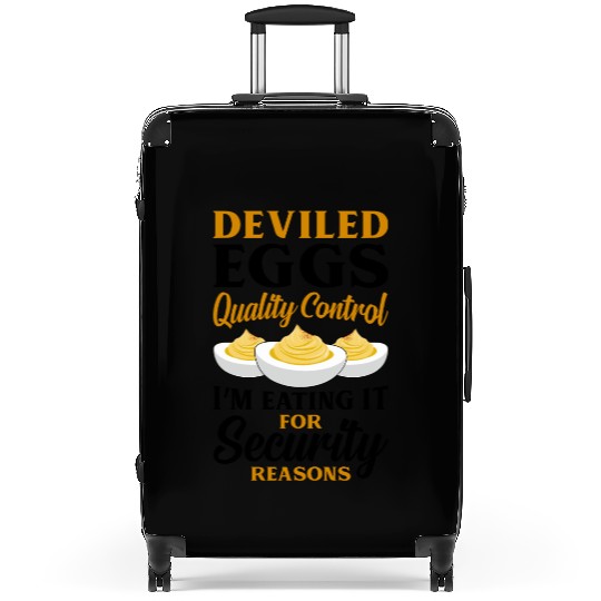 Funny Deviled Eggs Designs For Deviled Egg Lover Suitcases