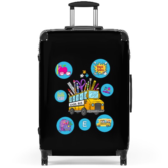 Back to School Suitcases First Day of School Suitcases