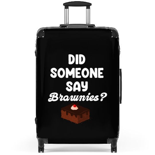 Did Someone Say Brownies? Fudge Cookie Suitcases