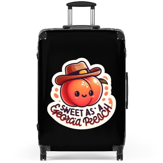 Sweet as a Georgia Peach Sticker Suitcases