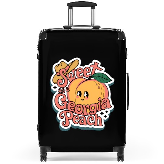 Sweet as a Georgia Peach Sticker.t-shits Suitcases