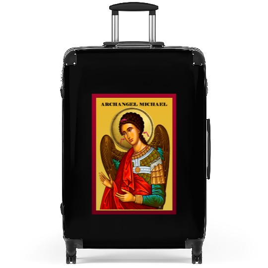 Archangel Michail Orthodox pray icon Suitcases