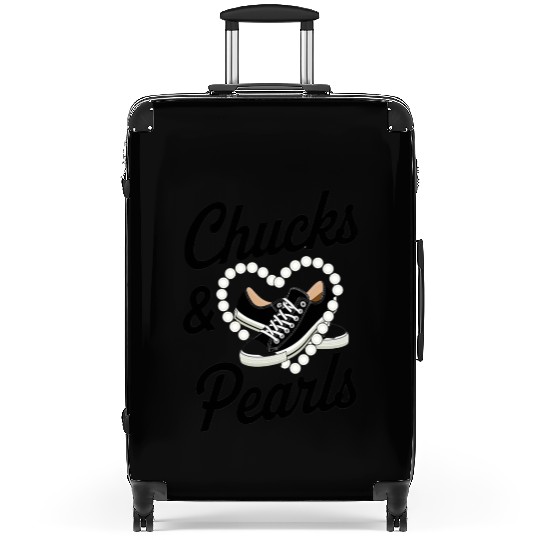 Chucks And Pearls 2024 I'M With Her Kamala 2024 Suitcases