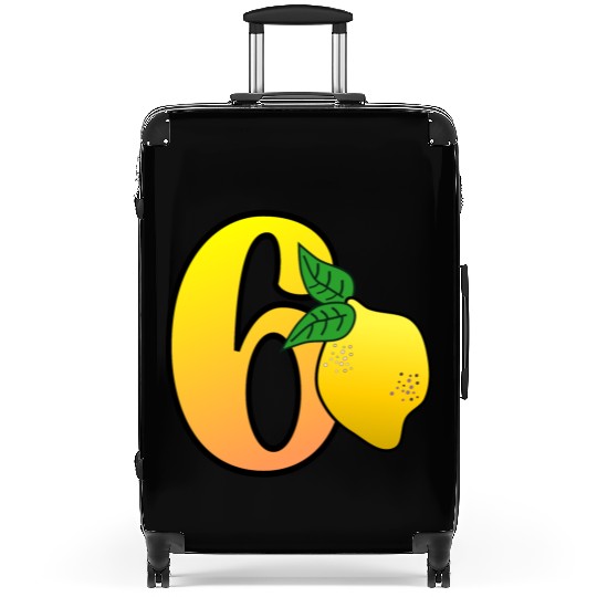 Number 60th Birthday - Lemon Suitcases