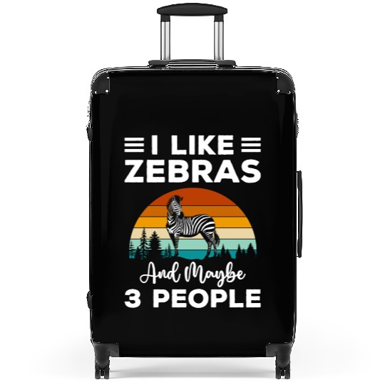 Zebra Wilderness Nature Conservation Suitcases