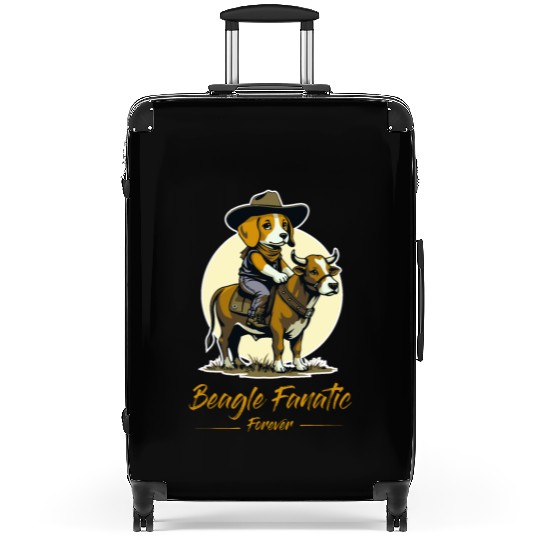 Beagle fanatic forever Suitcases