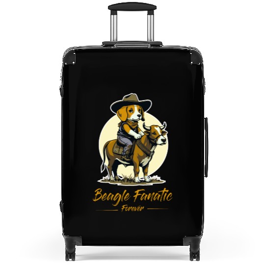 Beagle fanatic forever Suitcases