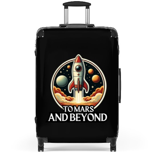 To Mars and Beyond Suitcases