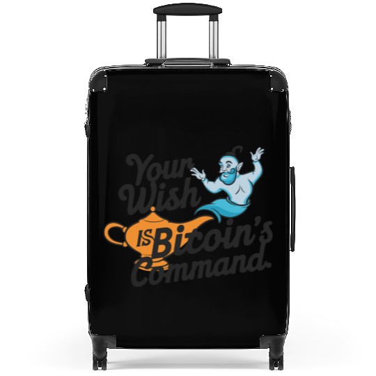 Bitcoin Genie - Your Wish is Bitcoin's Command Suitcases