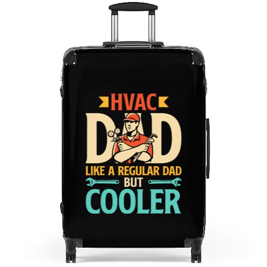 HVAC Dad But Cooler Mens HVAC Technician Father Suitcases