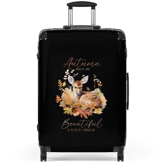 Autumn Deer Suitcases