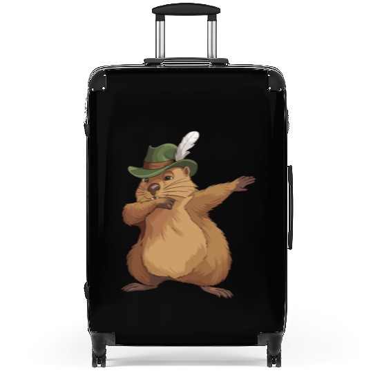 Groundhog Marmot for a Marmot lover groundhog fan Suitcases