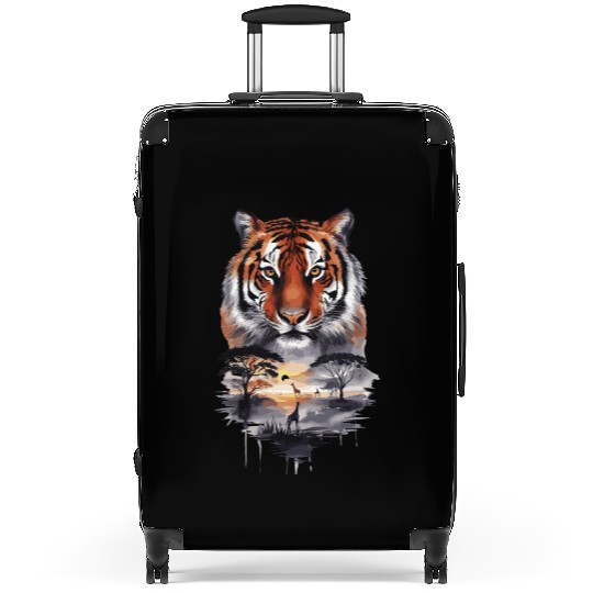 Tiger Paradise Jungle for a Tiger lovers Suitcases