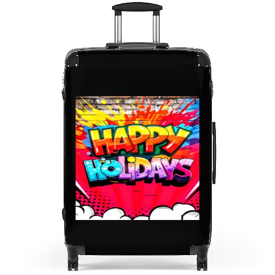 HAPPY HOLIDAYS Suitcases