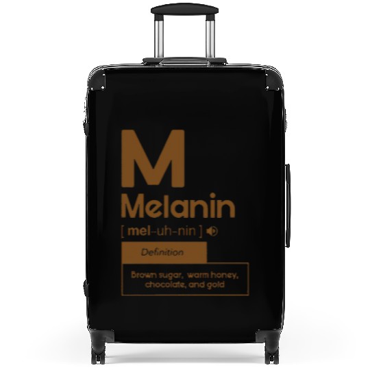 Melanin Definition Brown Sugar Warm Honey Suitcases