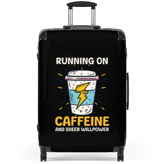 Depression Awareness Running On Caffeine Willpower Suitcases