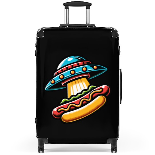 UFO HotDog Abduction Suitcases