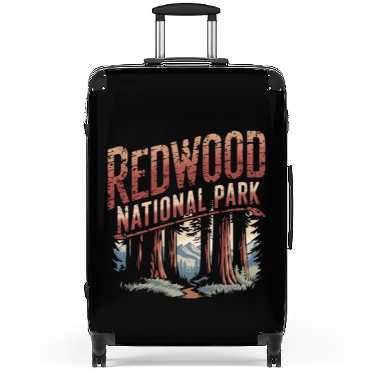 Redwood National park vintage Suitcases