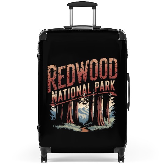 Redwood National park vintage Suitcases