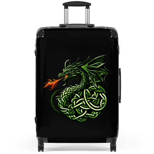 Celtic Dragon Knot Suitcases