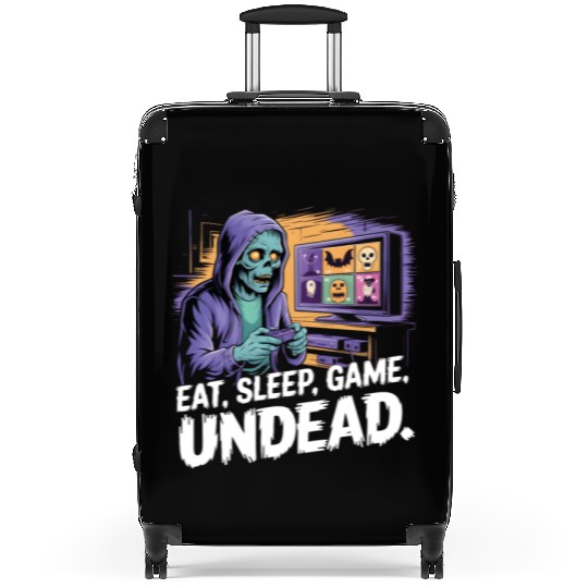 Zombie Gamer Eat Sleep Game Undead Halloween Suitcases