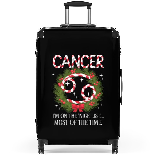 Cancer Zodiac Christmas: Nice List Suitcases