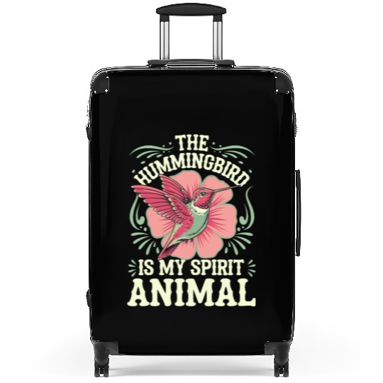 The Hummingbird Is My Spirit Animal Suitcases