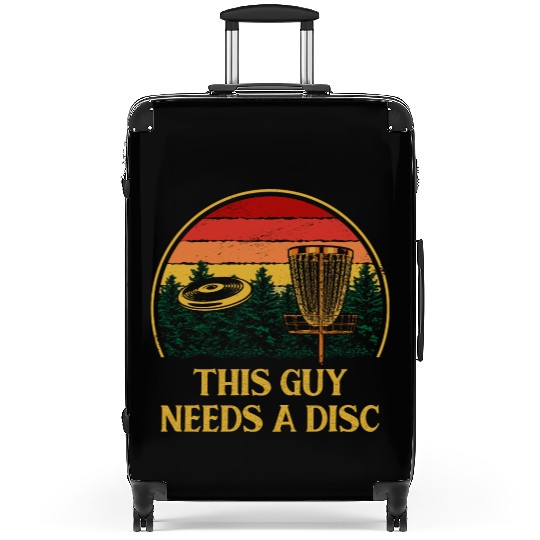 This Guy Needs a Disc Sports Disc Golf Games Golfe Suitcases