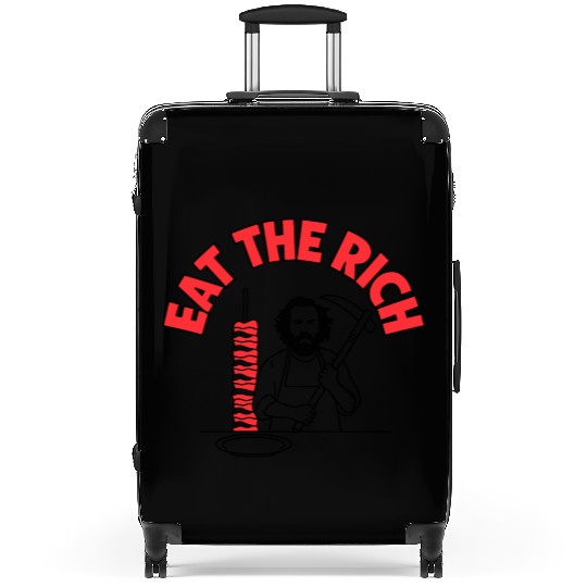 Eat The Rich Döner Kebab Parody Design Suitcases