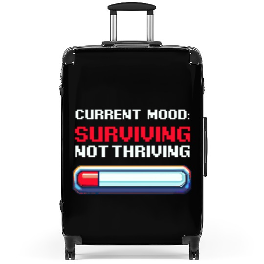 Depression Awareness Surviving, Not Thriving Suitcases