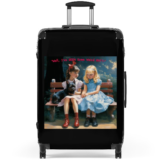 Dorothy and Alice hilarious Suitcases