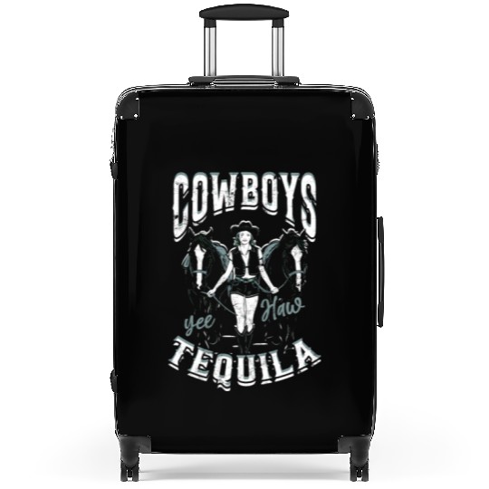 Cowboys and Tequila - Cowgirl Suitcases