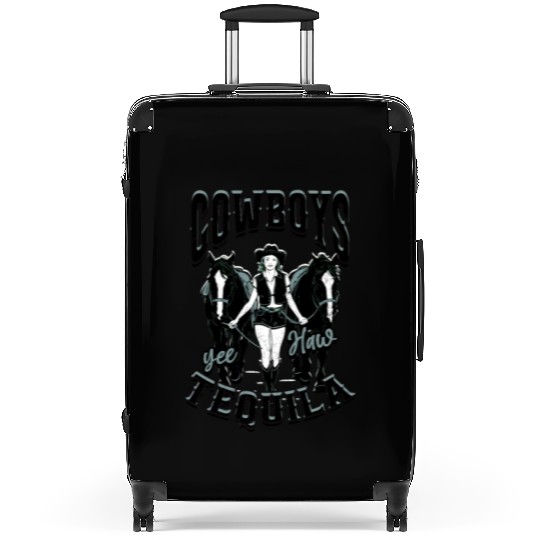 Cowboys and Tequila - Cowgirl Suitcases