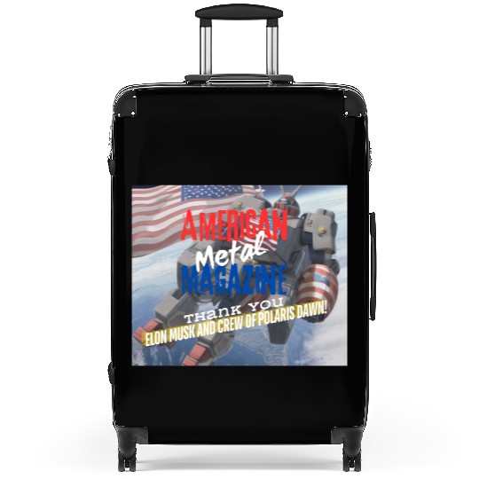 Elon Musk and Polaris Dawn crew A.M.M. 9-12 Suitcases