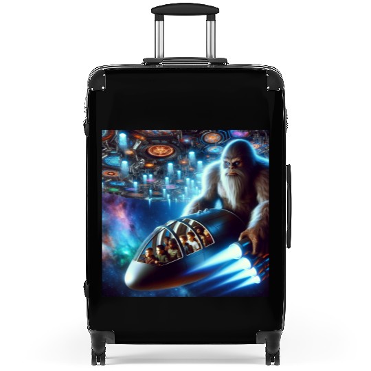 Sasquatch in Spaceship Suitcases