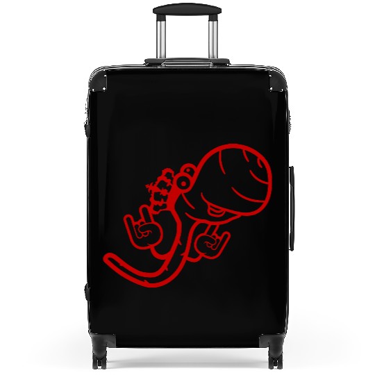 Cute Cool Worm Crown King Party Animal Fun Monster Suitcases