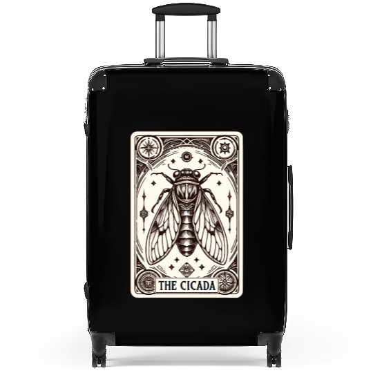 Cicada Tarot Card Brood Emergence Suitcases