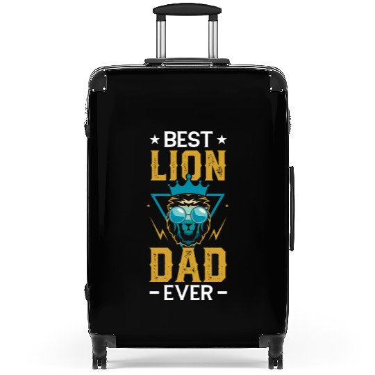 Best Lion Dad Ever Suitcases , happy father day Suitcases