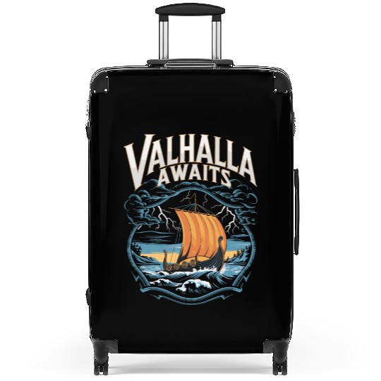 Valhalla Vikings for a Viking Lover Suitcases