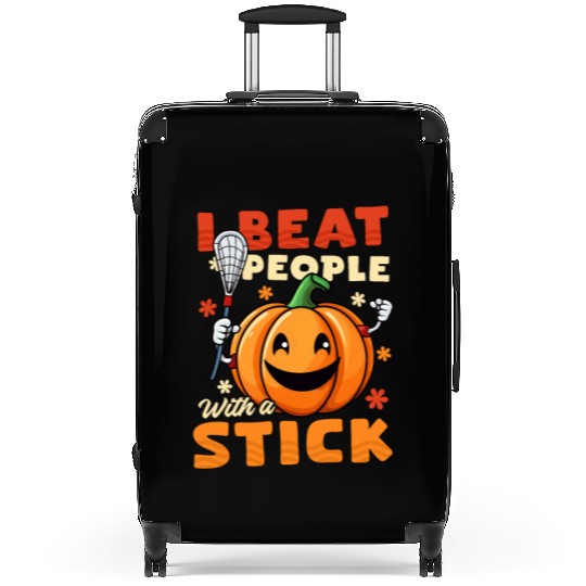 Thanksgiving Lacrosse I Beat People With Sticks Suitcases
