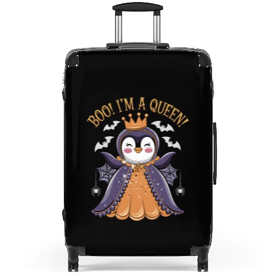 Penguin Halloween Boo! I'm A Queen Costume Suitcases