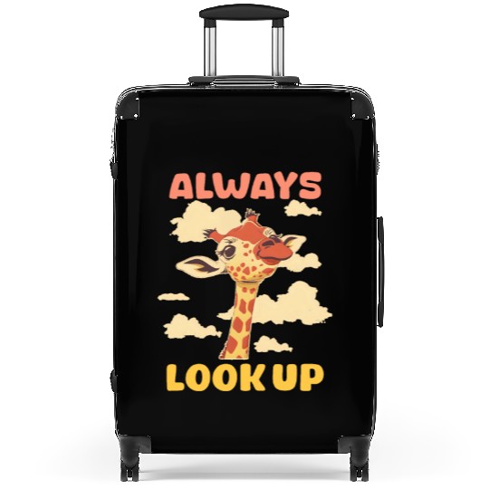 Giraffe Always Look Up Suitcases